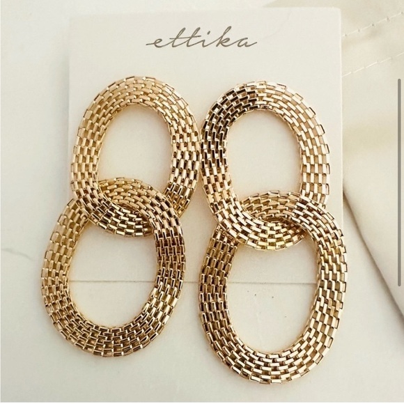 Ettika Bundle Lot Set of 4 Earrings, NWT - Picture 2 of 7